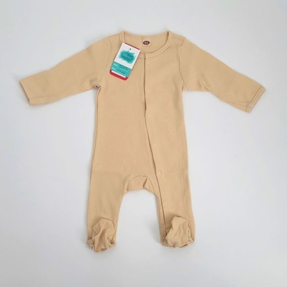 Littlechic boutique Other - Baby Unisex Fall Cream Bottom Snap Jumpsuit Littlechic Boutique